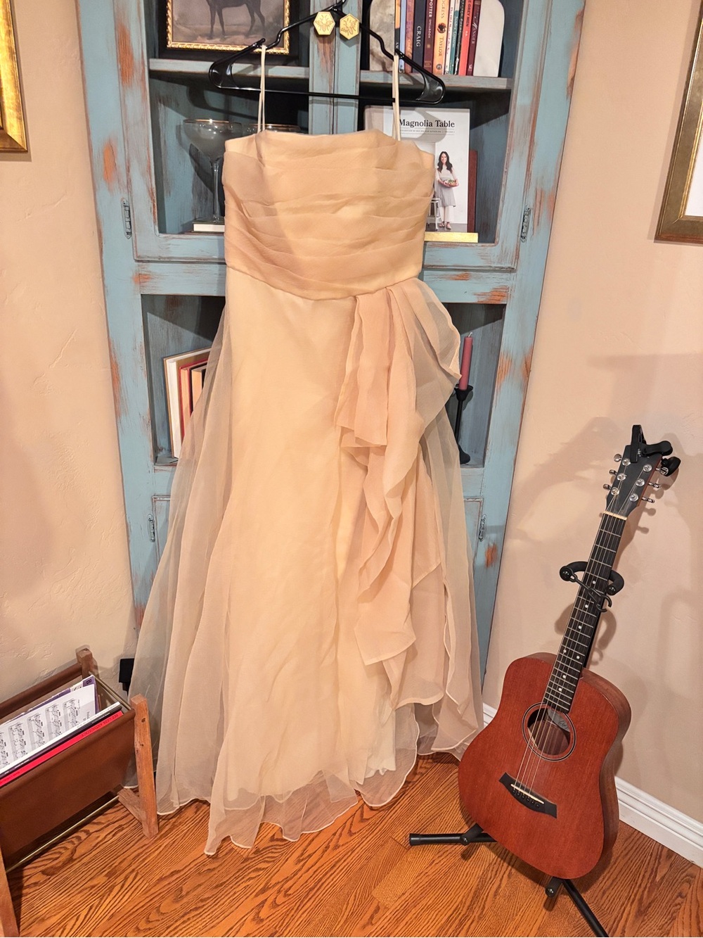 Trish scully SYD GOWN GOLD ORGANZA - Picture 11 of 12